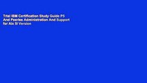 Trial IBM Certification Study Guide P5 And Pseries Administration And Support for Aix 5l Version