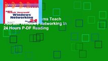 D0wnload Online Sams Teach Yourself Windows Networking in 24 Hours P-DF Reading