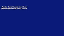 Popular  Maria Stuarda: Vocal Score (Ricordi Opera Vocal Score)  E-book