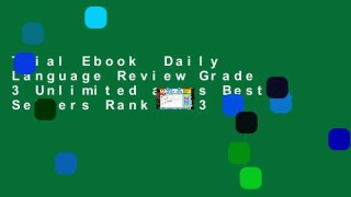Trial Ebook  Daily Language Review Grade 3 Unlimited acces Best Sellers Rank : #3
