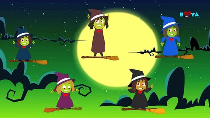 Five Wicked Witches | Nursery Rhymes For Children | Kids Songs And Videos