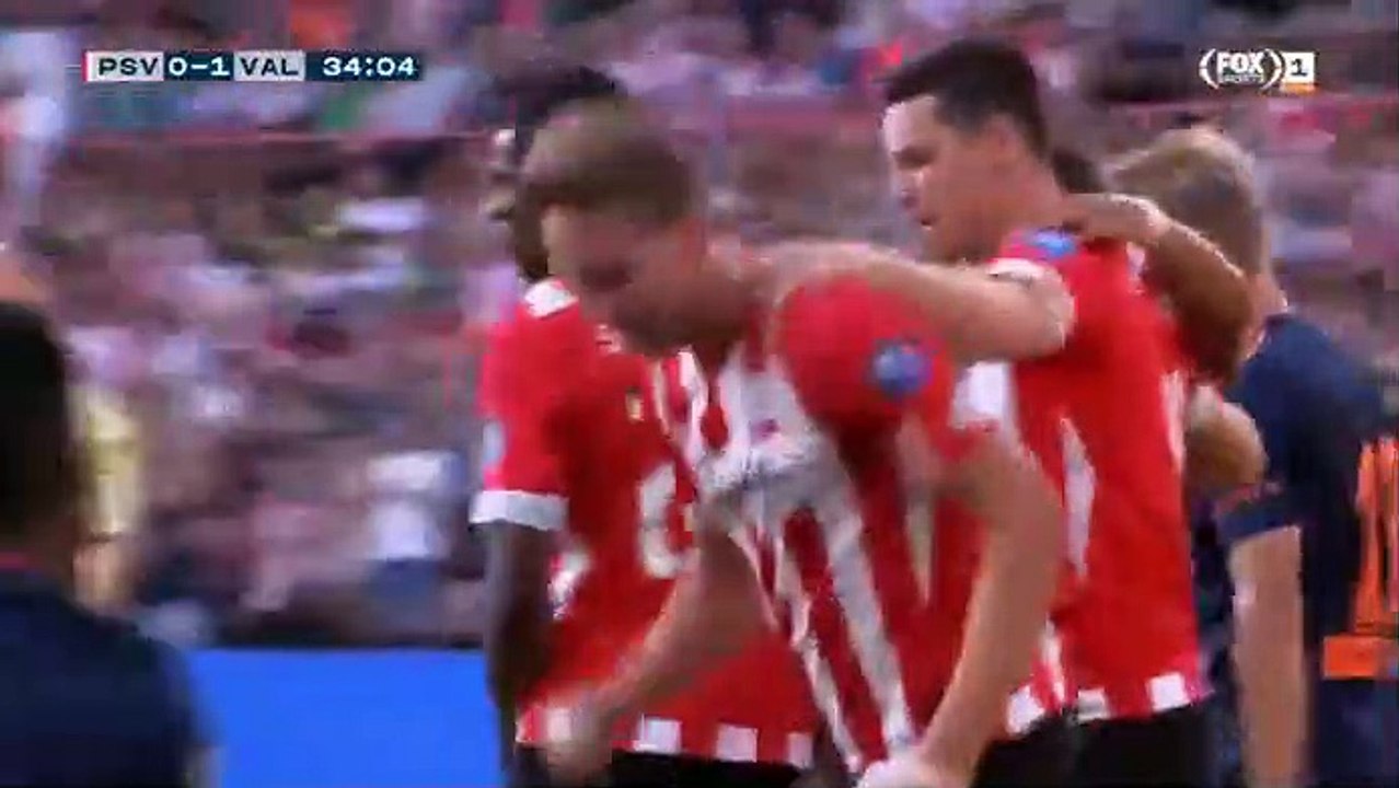 Luuk de Jong Goal HD - PSV 1-1 Valencia 28.07.2018 Friendly