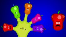 Funny Capsicum Finger Family Song Nursery Rhymes Colors For Kids Children | Cartoon Rhymes