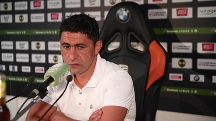 Après Lorient - HAC (0-0), réaction d'Oswald Tanchot