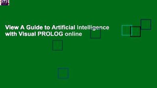 View A Guide to Artificial Intelligence with Visual PROLOG online