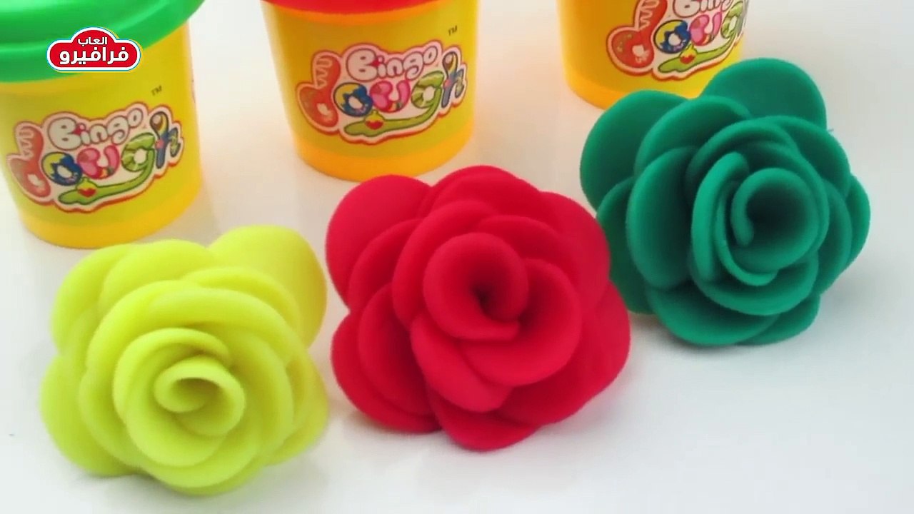 العاب اطفال صلصال بينجو دو تعليم الاطفال تشكيل معجون الصلصال #فرافيرو Bingo Dough