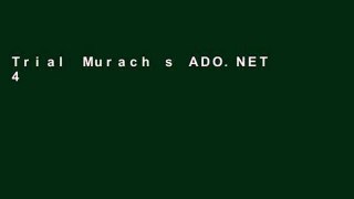 Trial Murach s ADO.NET 4 Database Programming with VB 2010 Ebook