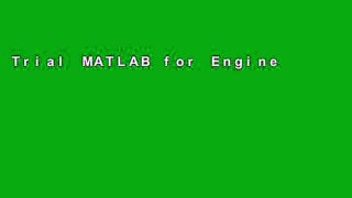 Trial MATLAB for Engineers Ebook