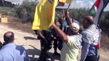 Batı Şeria'daki gösterilere müdahale - NABLUS