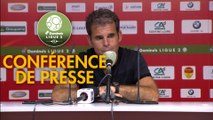 Conférence de presse US Orléans - RC Lens (0-2) : Didier OLLE-NICOLLE (USO) - Philippe  MONTANIER (RCL) - 2018/2019