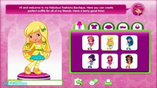 Strawberry Shortcake Raspberry Tortes Fresh Fashions Boutique Dress Up Game for Girls