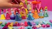 DisneyCarToys Disney Princess Magic Clip Dolls Dress Up in Polly Pocket House