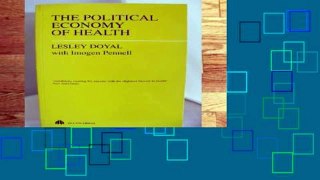 Ebook The Political Economy of Health Full