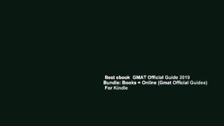Best ebook  GMAT Official Guide 2019 Bundle: Books + Online (Gmat Official Guides)  For Kindle
