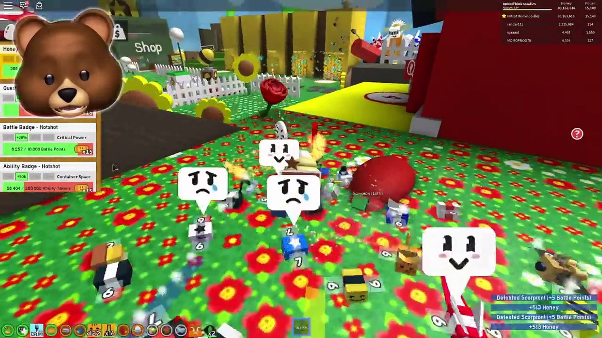 Roblox Bee Swarm Simulator Treat Chart