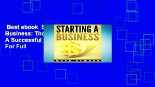 Best ebook  Starting A Business: The 15 Rules For A Successful Business  For Full