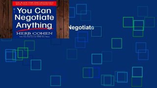 Best ebook  You Can Negotiate Anything  Any Format