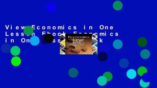 View Economics in One Lesson Ebook Economics in One Lesson Ebook