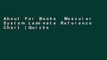 About For Books  Muscular System Laminate Reference Chart (Quickstudy: Academic) Complete