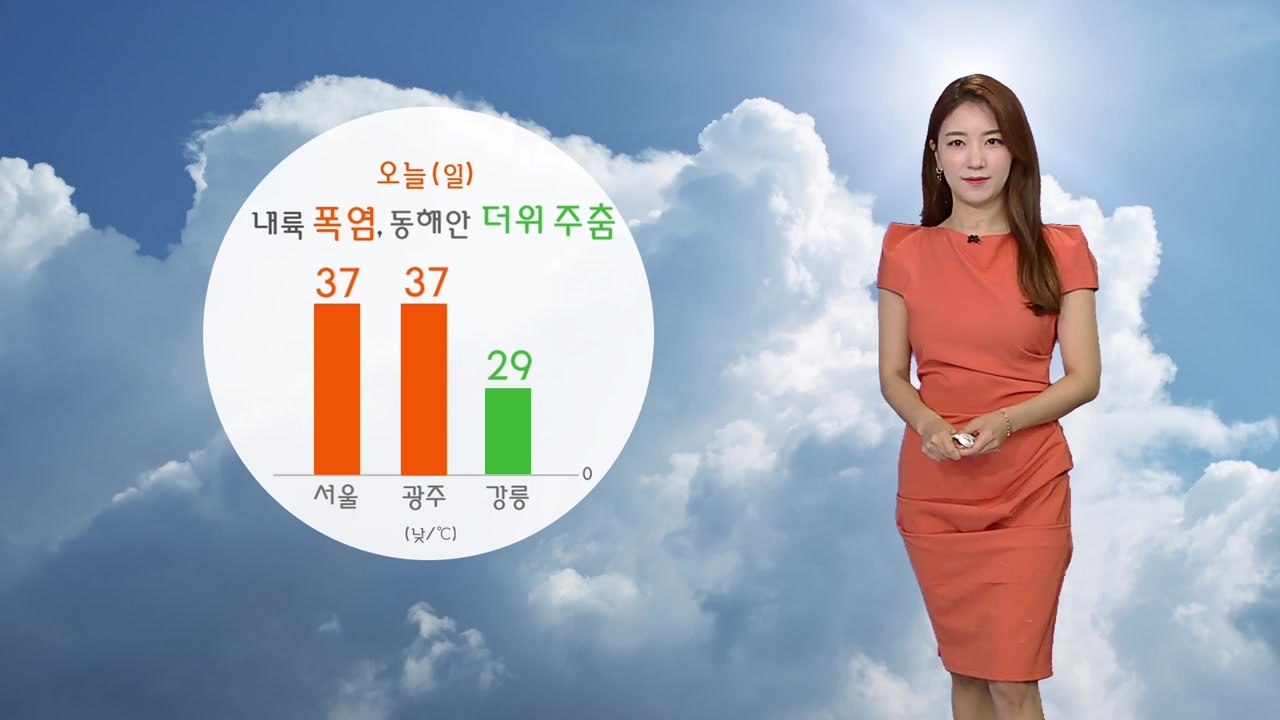 [날씨] 내륙 폭염 여전, 동해안 더위 주춤 / YTN