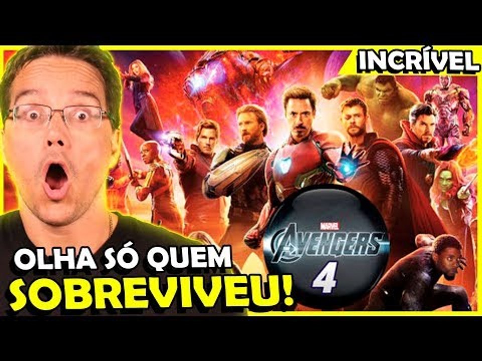 VINGADORES 4: ESSES 2 PERSONAGENS SOBREVIVERAM, E AGORA?