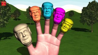 SKELETON DONALD TRUMP PLAY SOCCER Finger Family | Nursery Rhymes for Children | 3D Animati