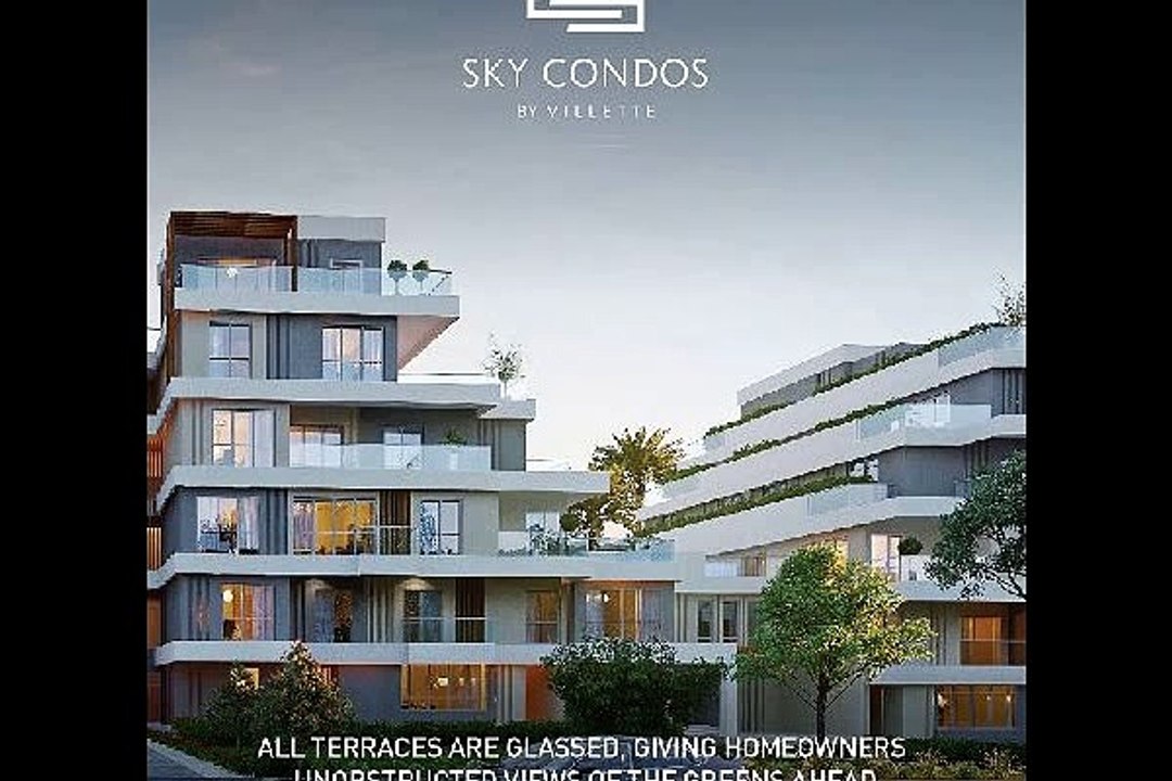 Villette sky condos for sale Duplex garden with installments 5 years