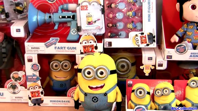Despicable Me 2 Toys NEW FART Toy, Action Figure, Talking Minion Dave, Talking GRU & Stuar