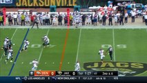 2016 - Blake Bortles pass deflected, caught by Neal Sterling for 17 yards