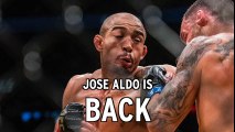 Jose Aldo knocks out Jeremy Stephens