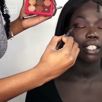 Her makeup for dark skin tones is impressive by RonkeRajiIG: