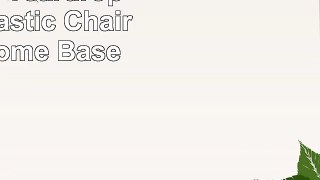 Flash Furniture Allegra Series Teardrop Orange Plastic Chair with Chrome Base