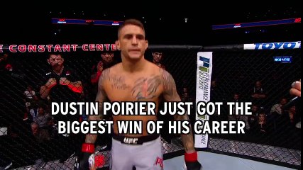 Dustin Poirier knocks out Eddie Alvarez in wild rematch