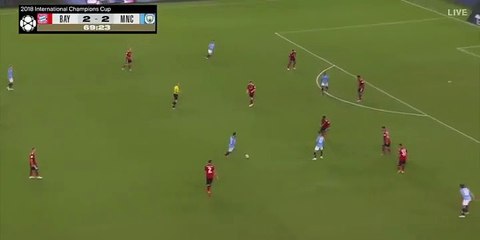Bernardo Silva 2nd Goal - Bayern Munich vs Manchester City 2-3 28/07/2018