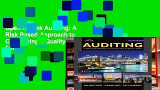 Open e-Book Auditing: A Risk Based-Approach to Conducting a Quality Audit Full