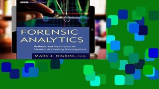 [book] Free Forensic Analytics: Methods and Techniques for Forensic Accounting Investigations