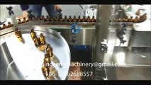 automatic small bottle filling line include filling inner plug capping and labeling