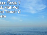 20 x 54 Rectangle Tempered Glass Table Top 38 Thick Flat Polish Edge and Touch Corners