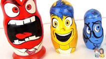 Disney Pixar INSIDE OUT Nesting Matryoshka Dolls Toy Surprise