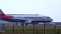 AtlasGlobal Airbus A320-232 |TC-AGO| Landing @ Belgrade Airport