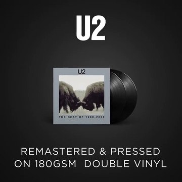 The Best of 1990 - 2000, remastered & pressed on 180gsm double LP black vinyl. Order today, out in September - RELEASED TODAY: Achtung Baby (1991), Zooropa (