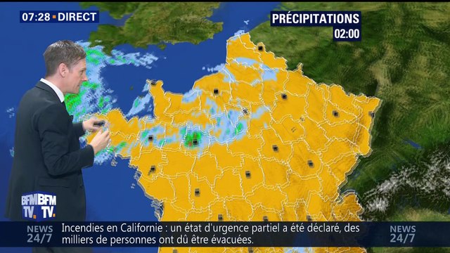 La météo pour ce dimanche 29 juillet 2018