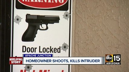 Homeowner shoots and kills intruder in Apache Junction, another suspect at large