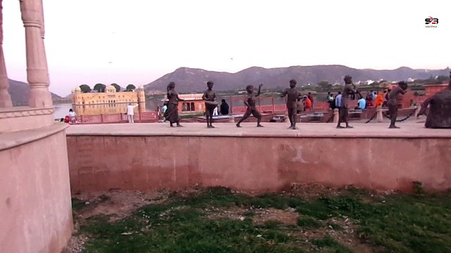 Jaipur Man Sagar Lake, Jal Maha (जल महल, जल पैलेस) l Jaipur, Rajasthan, India