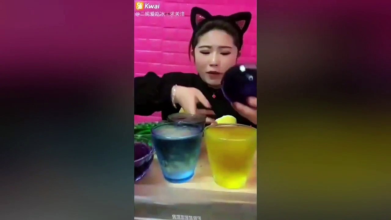 Crazy Ice Eating ASMR #1029