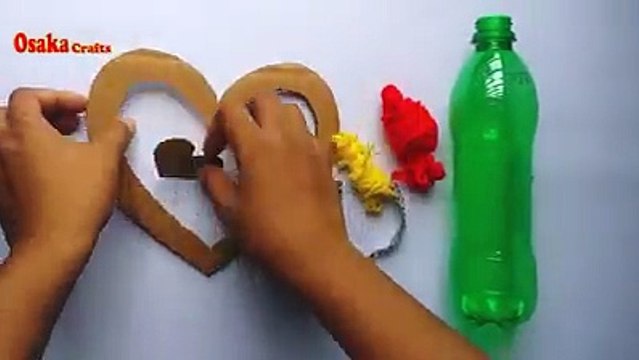 - DIY: Paper Crafts!!! How to Make Beautiful Showpiece With Plastic Bottle & Cardboard!!!Credit: Osaka CraftsFull video: