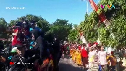 Meriah! Kirab Api Obor Asian Games di Bulukumba