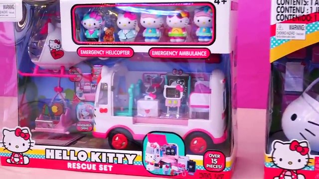 Avión y ambulancia de Hello Kitty con hospital Muñecas y juguetes con Andre para niñas y niños