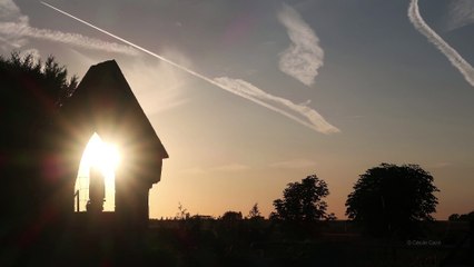 timlapse coucher soleil chapelle