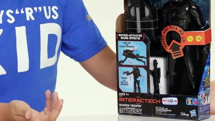 Kids Unboxing Toys - Episode 15 - STAR WARS INTERACTECH SHADOW TROOPER FIGURE